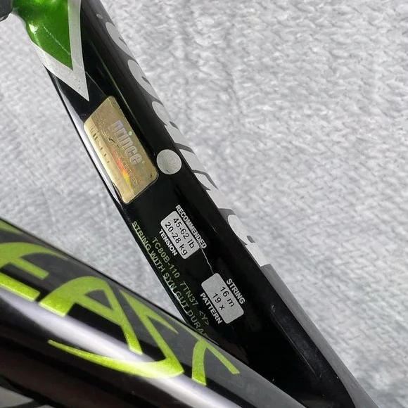 Pince Turbo Beast Tennis Racquet Oversize Titanium Head 4 3/8 Grip - Picture 9 of 15